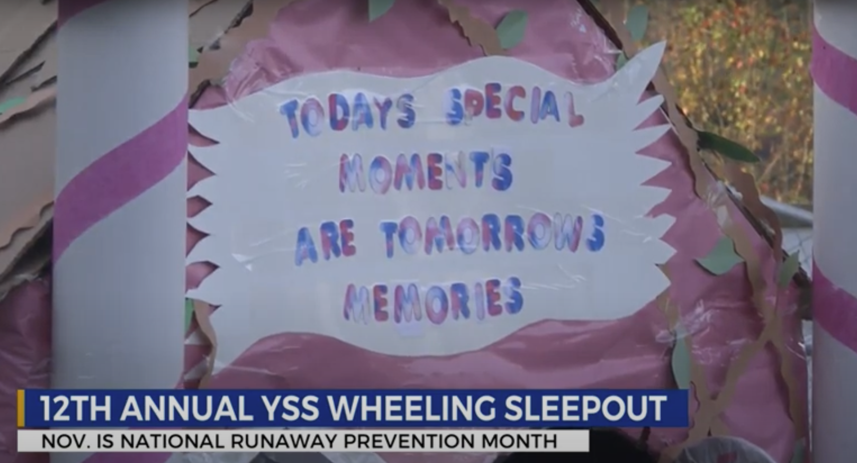Thumbnail for Youth Services System Hosts 12th Annual Wheeling SleepOut (WTRF)