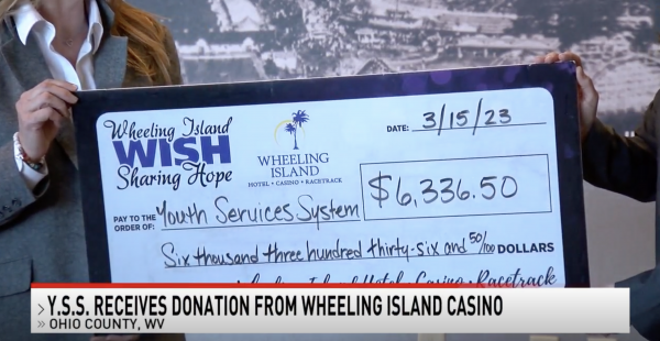 Photo for Wheeling Island Hotel-Casino-Racetrack donates over $6,000 to Youth Services System (WTOV)