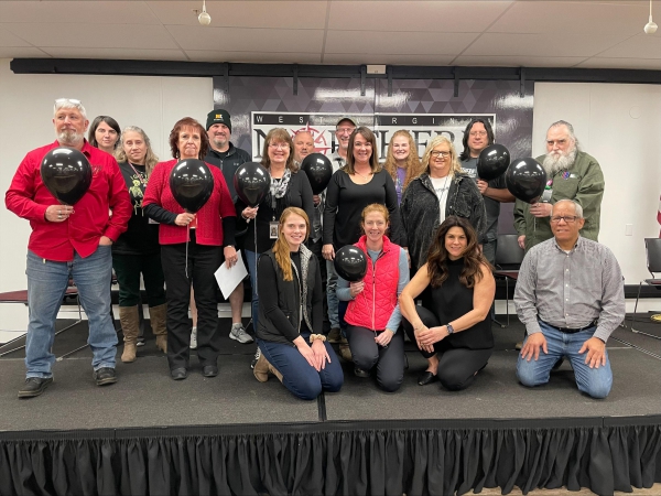 Photo for Marshall County honors Black Balloon Day to bring awareness to drug overdoses (WTRF)