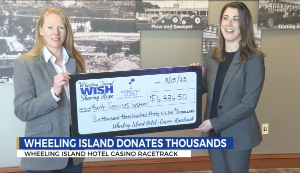 Photo for Wheeling Island donates thousands to YSS through 