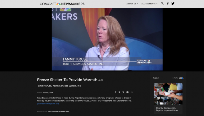 Tammy on Comcast Newsmakers WFS